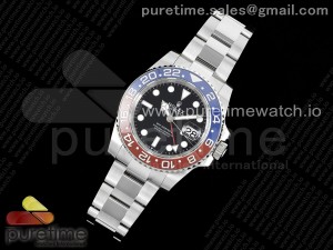 GMT-Master II 126710 BLRO Red/Blue Ceramic JDF Best Edition on SS Oyster Bracelet SA3285 V5