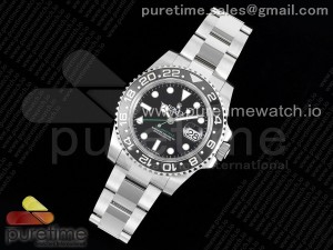 GMT-Master II 126710 LN Black Ceramic JDF Best Edition on SS Oyster Bracelet VR3186 V5