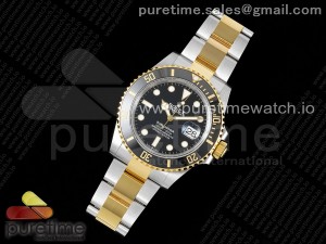 Submariner 126613 LN SS/YG Black Ceramic 904L Steel VSF 1:1 Best Edition VS3235