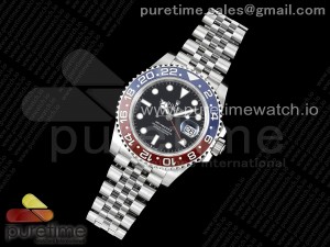 GMT Master II 126710 BLRO 904L SS VRF 1:1 Best Edition on Jubilee Bracelet VR3285 CHS V3