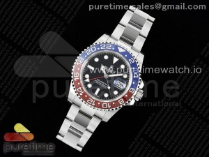 GMT Master II 126710 BLRO 904L SS VRF 1:1 Best Edition on Oyster Bracelet VR3285 CHS V3