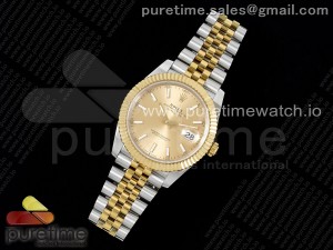 DateJust 41 126333 DIWF 1:1 Best Edition 904L Steel YG Dial on SS/YG Jubilee Bracelet SA3235