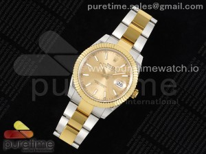 DateJust 41 126333 DIWF 1:1 Best Edition 904L Steel YG Dial on SS/YG Oyster Bracelet SA3235