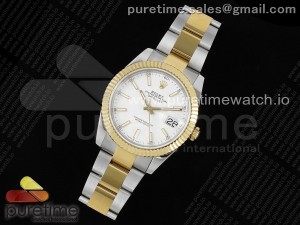 DateJust 41 126333 SS/YG JDF 1:1 Best Edition 904L Steel White Stick Dial on SS/YG Oyster Bracelet VR3235