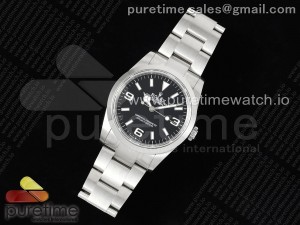 Explorer 124270 36mm 904L Steel JDF 1:1 Best Edition Black Dial on SS Bracelet VR3230