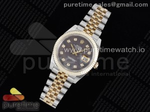 DateJust 41 SS/YG 126333 JDF Gold Wrapped 904L Steel Gray MOP Dial Diamonds Markers on Jubilee Bracelet V2