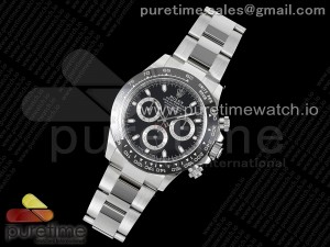 Daytona 116500 Clean 1:1 Best Edition 904L SS Case and Bracelet Black Dial SA4130 V2