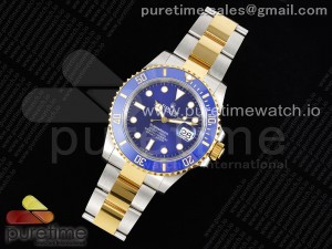 Submariner 126613 LB SS/YG Blue Ceramic 904L Steel VSF 1:1 Best Edition VS3235