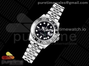 GMT-Master II 116710 LN Black Ceramic 904L Steel NTF 1:1 Best Edition on Jubilee Strap VR3186 CHS