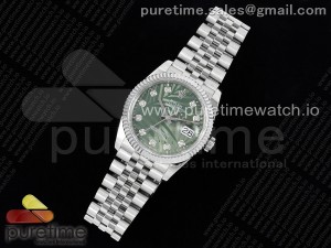 DateJust 36 126234 JDF 1:1 Best Edition 904L Steel Green Leaves Dial on SS Jubilee Bracelet VR3235