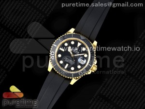 Yacht-Master 42mm 226658 YG 3EF 1:1 Best Edition 3D Black Ceramic Bezel on Oysterflex Strap VR3235