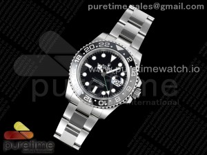 GMT-Master II 116710 LN Black Ceramic 904L Steel NTF 1:1 Best Edition on Oyster Strap VR3186 CHS