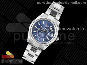 Skydweller SS Noob Best Edition Blue Dial on SS Bracelet A23J