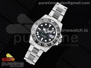 GMT Master II 116710 LN 904L SS C+F 1:1 Best Edition Black Dial on Oyster Bracelet VR3285 CHS