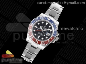 GMT Master II 126710 BLRO 904L SS KING 1:1 Best Edition on Oyster Bracelet VR3186 CHS