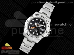 Explorer II 42mm 226570 Black 904L SS JDF 1:1 Best Edition Black Dial on Bracelet VR3285 CHS V4