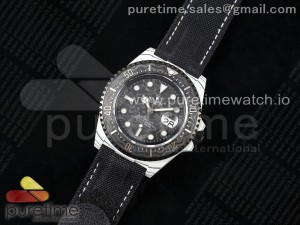 Sea Dweller 43mm 'IRBIS' DIWF Best Edition Carbon Dial on Black Nylon Strap A2824