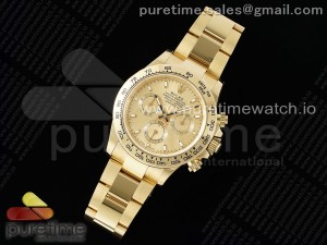 Daytona 116508 BTF 1:1 Best Edition YG Dial on YG Bracelet SA4130