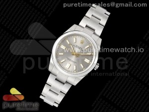 Oyster Perpetual 41mm 124300 JDF 1:1 Best Edition 904L Steel Silver Dial on SS Bracelet VR3230 V2