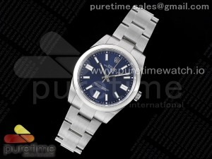 Oyster Perpetual 41mm 124300 JDF 1:1 Best Edition 904L Steel Blue Dial on SS Bracelet VR3230 V2