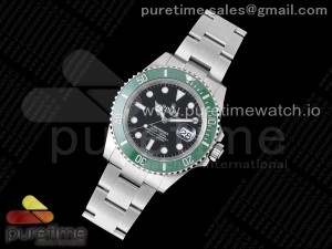 Submariner 41mm 126610 LV Kermit 904L Steel AR+F 1:1 Best Edition VR3235