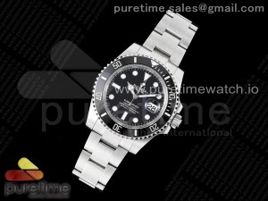 Submariner 40mm 116610 LN Black Ceramic 904L Steel AR+F 1:1 Best Edition VR3135