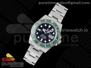 Submariner 41mm 126610 LV Kermit 904L Steel HKF 1:1 Best Edition VR3235