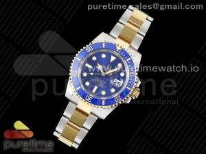 Submariner 116613 LB Blue Ceramic Clean 1:1 Best Edition 904L SS Case and Bracelet VR3135