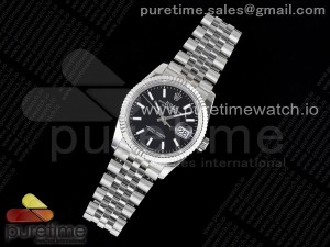 DateJust 36 SS 126234 JDF 904L Steel Black Dial Stick Markers on Jubilee Bracelet V2