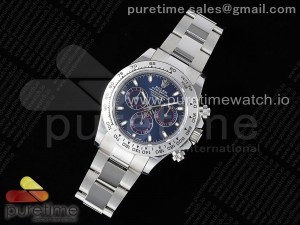 Daytona 116509 QF 1:1 Best Edition Blue Dial on SS Bracelet SA4130 V2