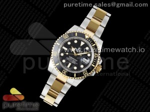 Submariner 116613 LN Black Ceramic AR+F 1:1 Best Edition 904L SS Case and Bracelet VR3135