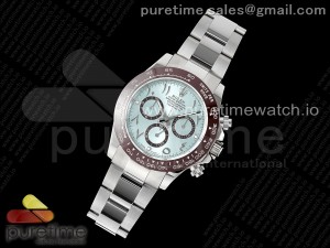 Daytona 116506 QF 1:1 Best Edition Ice Blue Dial Arabic Markers on SS Bracelet SA4130 V2