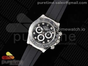 Daytona 116519 QF 1:1 Best Edition Black Diamonds Dial on Oysterflex Strap SA4130 V2