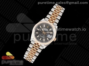 DateJust 36 SS 116231 VSF 1:1 Best Edition 904L Steel Gray Stick Dial on Jubilee Bracelet VS3235