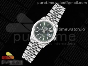DateJust 36 SS 126234 VSF 1:1 Best Edition 904L Steel Green Sundust Dial on Jubilee Bracelet VS3235