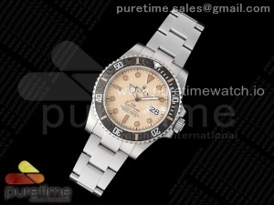 Submariner DIW Sandblasted VSF 1:1 Best Edition Brown Dial on SS Bracelet VS3135