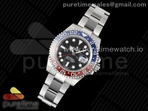 GMT Master II 116719 BLRO 904L SS APF 1:1 Best Edition Black Dial on Oyster Bracelet VR3186 CHS