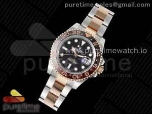 GMT Master II 126711 CHNR 904L SS APF 1:1 Best Edition on SS/RG Bracelet VR3285 CHS