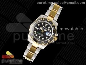 GMT Master II 116713 LN 904L SS APF 1:1 Best Edition on SS/YG Bracelet VR3186 CHS