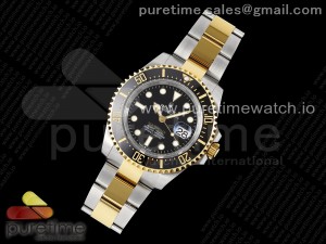 Sea-Dweller 126603 APF Best Edition Black Dial on SS/YG Bracelet VR3235