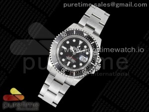 Sea-Dweller 126600 APF Best Edition Black Dial on SS Bracelet VR3235