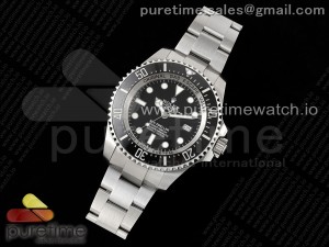 Sea-Dweller 126660 APF Best Edition Black Dial on SS Bracelet VR3235