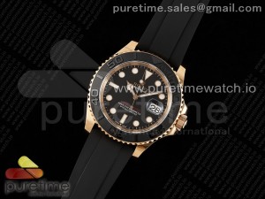 Yacht-Master 126655 C+SF Best Edition Black Ceramic Bezel on Oysterflex Strap VR3235