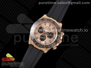 Daytona 116515 Clean 1:1 Best Edition RG Dial Black Markers on Oysterflex Strap SA4130 V2