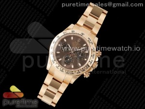 Daytona 116505 KING 1:1 Best Edition Chocolate Dial on RG Bracelet SH4130