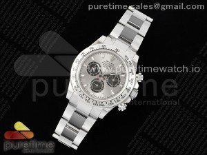 Daytona 116509 KING 1:1 Best Edition Gray Dial on SS Bracelet SH4130