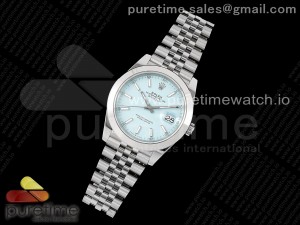 DateJust 41 126330 JDF 1:1 Best Edition 904L Steel Tiffany Blue Dial on Jubilee Bracelet VR3235