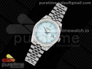 DateJust 41 126334 JDF 1:1 Best Edition 904L Steel Tiffany Blue Dial on Jubilee Bracelet VR3235