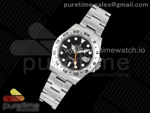 Explorer II 42mm 226570 Black 904L SS GMF 1:1 Best Edition Black Dial on Bracelet VR3285 CHS