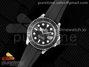 Yacht-Master 42mm 226659 JDF 1:1 Best Edition 3D Black Ceramic Bezel on Oysterflex Strap VR3235